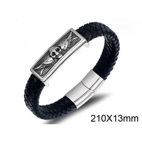 BC Jewelry Wholesale Fashion Leather Bracelet NO.#SJ3B200