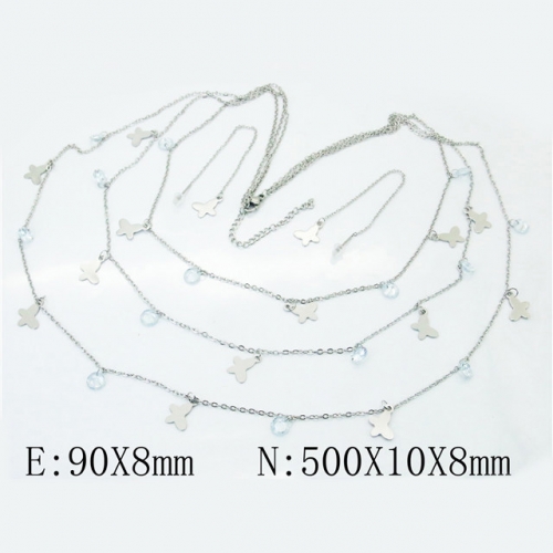 BC Wholesale Stainless Steel 316L Jewelry Sets NO.#BC59S1756HPA