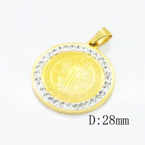 BC Wholesale Stainless Steel 316L Jewelry Pendant NO.#BC12P1090KD