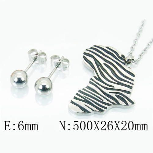 BC Wholesale Stainless Steel 316L Jewelry Sets NO.#BC91S1035HXX