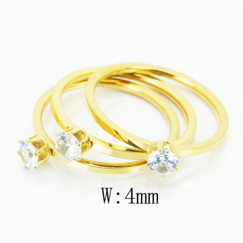 BC Wholesale Stainless Steel 316L Jewelry Rings NO.#BC19R0880HBB