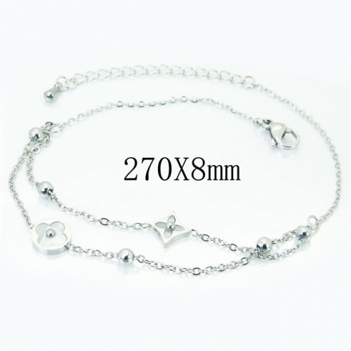 BC Wholesale Stainless Steel 316L Fashion Anklets NO.#BC32B0263OE