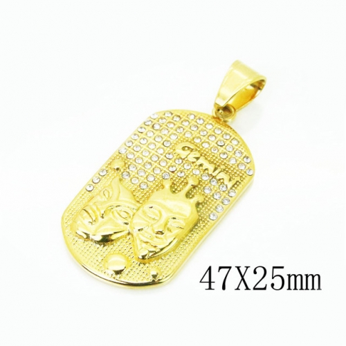 BC Wholesale Stainless Steel 316L Jewelry Pendant NO.#BC15P0503HMR