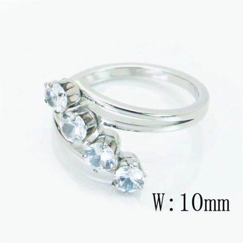 BC Wholesale Stainless Steel 316L Jewelry Rings NO.#BC19R0889PZ