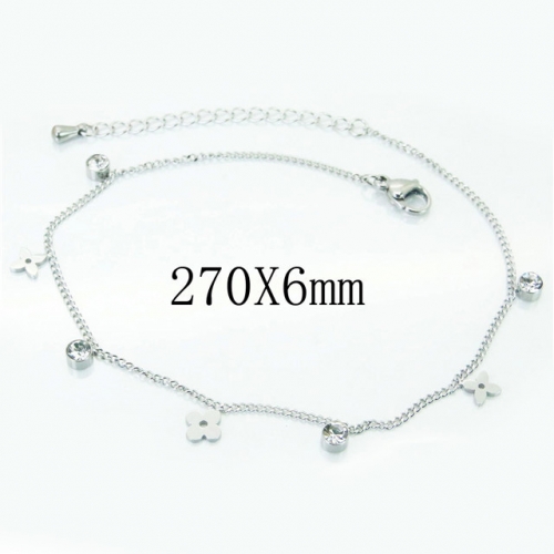 BC Wholesale Stainless Steel 316L Fashion Anklets NO.#BC32B0271NL