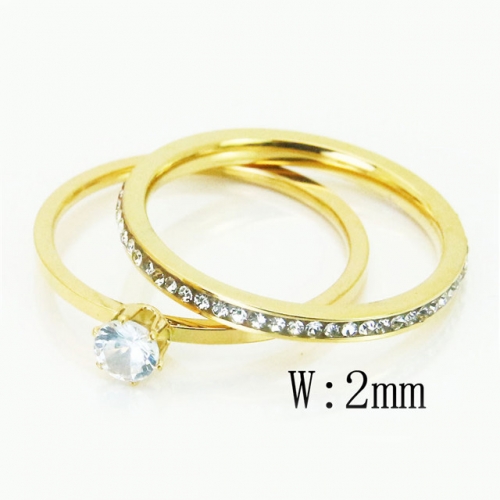 BC Wholesale Stainless Steel 316L Jewelry Rings NO.#BC19R0923HFF