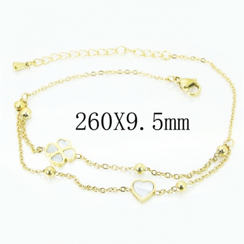 BC Wholesale Stainless Steel 316L Fashion Anklets NO.#BC32B0260PL