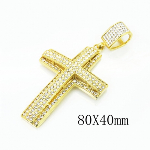 BC Wholesale Stainless Steel 316L Jewelry Pendant NO.#BC15P0500HPD