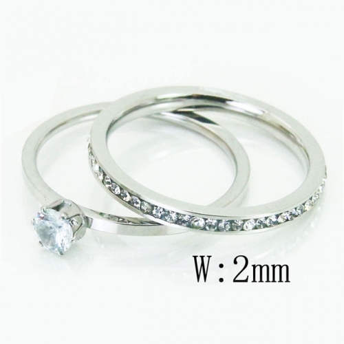 BC Wholesale Stainless Steel 316L Jewelry Rings NO.#BC19R0922PY