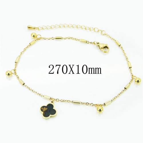 BC Wholesale Stainless Steel 316L Fashion Anklets NO.#BC32B0276PL