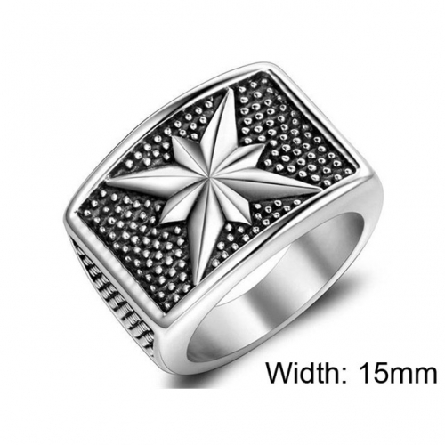 BC Jewelry Wholesale Stainless Steel 316L Rings NO.#SJ3R554