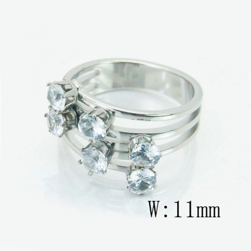 BC Wholesale Stainless Steel 316L Jewelry Rings NO.#BC19R0886HTT