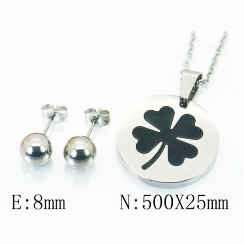 BC Wholesale Stainless Steel 316L Jewelry Sets NO.#BC91S1071PQ