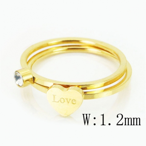 BC Wholesale Stainless Steel 316L Jewelry Rings NO.#BC19R0917OQ