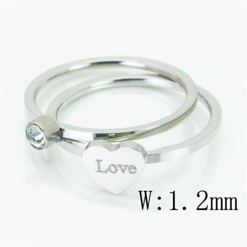 BC Wholesale Stainless Steel 316L Jewelry Rings NO.#BC19R0916NA