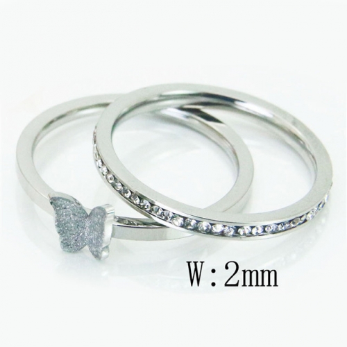 BC Wholesale Stainless Steel 316L Jewelry Rings NO.#BC19R0919PE