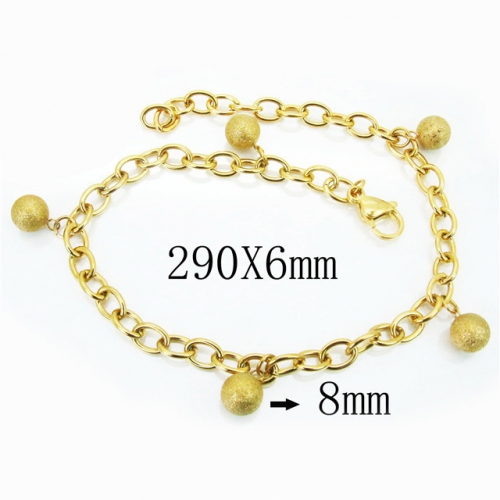 BC Wholesale Stainless Steel 316L Fashion Anklets NO.#BC12B0213ND