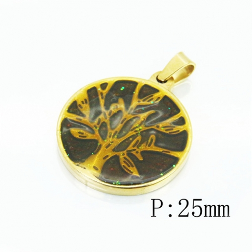 BC Wholesale Stainless Steel 316L Jewelry Pendant NO.#BC12P1096MLG