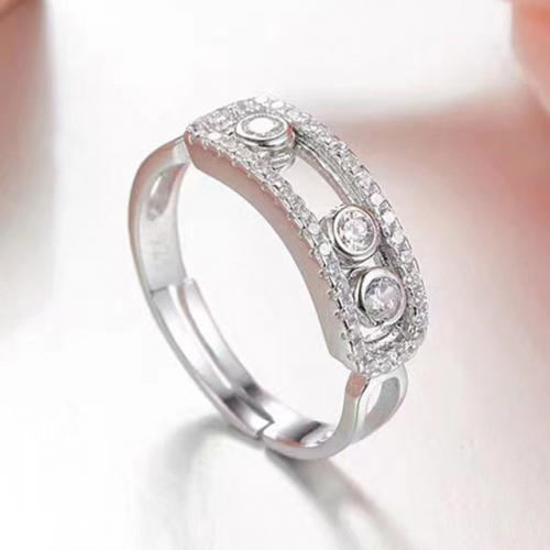 925 Silver Jewelry Fashion CZ Silver Rings NO.#925J6R021