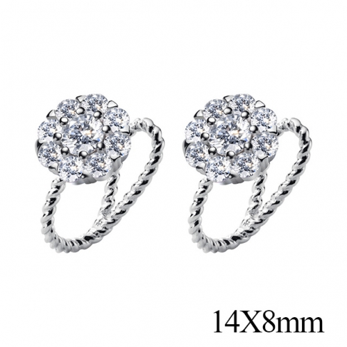 BC Jewelry Wholesale 925 Silver Jewelry Earrings NO.#925J5SEG1550