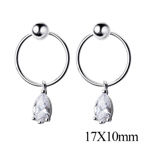 BC Jewelry Wholesale 925 Silver Jewelry Earrings NO.#925J5SE9352