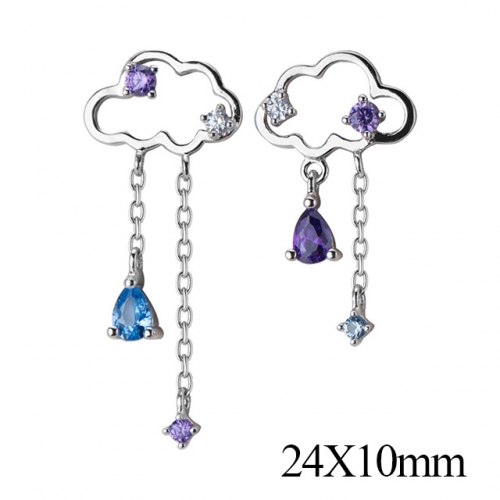 BC Jewelry Wholesale 925 Silver Jewelry Earrings NO.#925J5SE8947