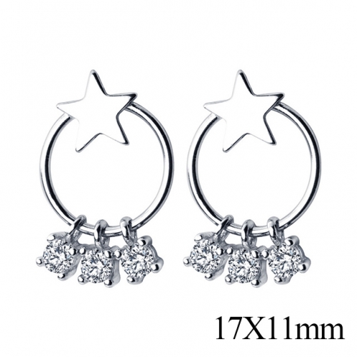 BC Jewelry Wholesale 925 Silver Jewelry Earrings NO.#925J5EG0752