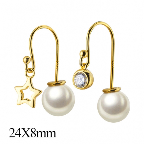 BC Jewelry Wholesale 925 Silver Jewelry Earrings NO.#925J5E8545