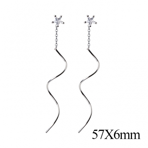 BC Jewelry Wholesale 925 Silver Jewelry Earrings NO.#925J5E6281