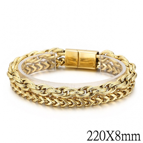 BC Wholesale Jewelry Stainless Steel 316L Good Quality Bracelets NO.#SJ2B153089