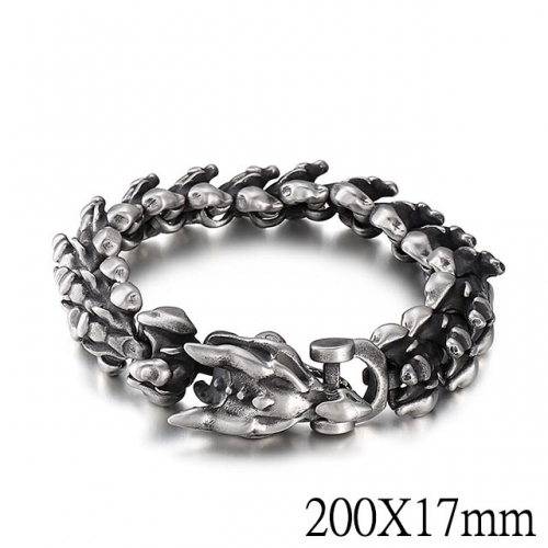 BC Wholesale Jewelry Stainless Steel 316L Good Quality Bracelets NO.#SJ2B151361