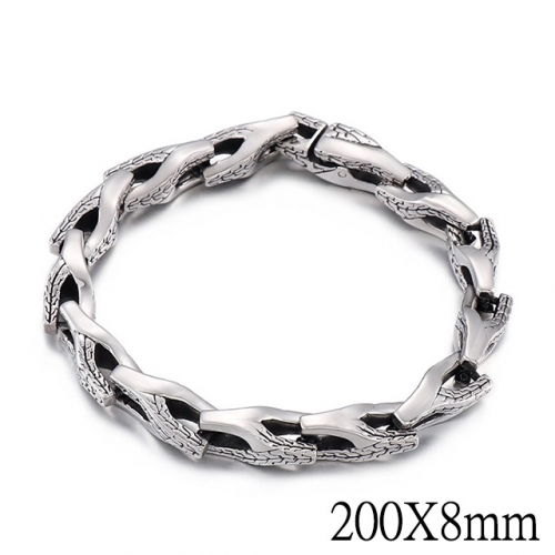 BC Wholesale Jewelry Stainless Steel 316L Good Quality Bracelets NO.#SJ2B152068