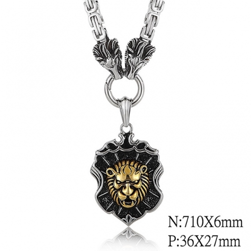 BC Wholesale Jewelry Stainless Steel 316L Men's Necklace NO.#SJ2N199274