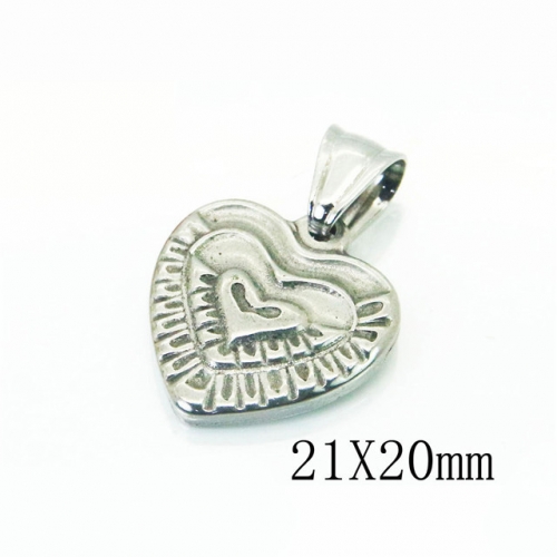 BC Wholesale Stainless Steel 316L Jewelry Pendant NO.#BC39P0521JW
