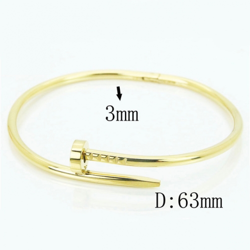 BC Wholesale Stainless Steel Jewelry Bangles NO.#SJ60B0223HSS