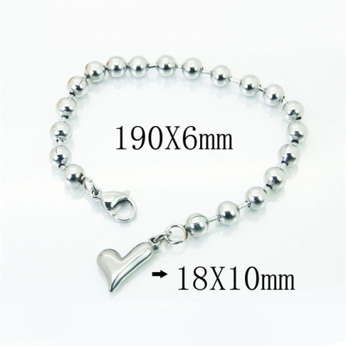 BC Wholesale Stainless Steel 316L Jewelry Bracelets NO.#BC39B0724LE