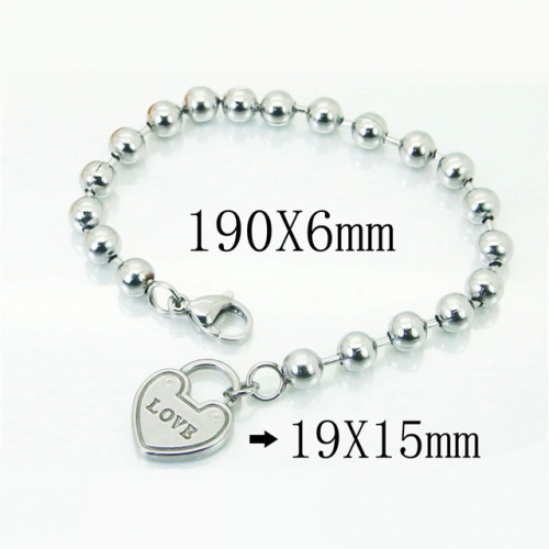 BC Wholesale Stainless Steel 316L Jewelry Bracelets NO.#BC39B0673LG
