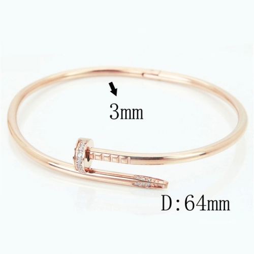 BC Wholesale Stainless Steel Jewelry Bangles NO.#SJ60B0227HNE