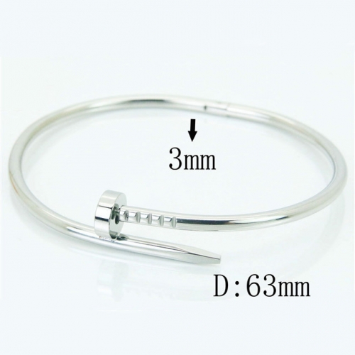 BC Wholesale Stainless Steel Jewelry Bangles NO.#SJ60B0222OQ