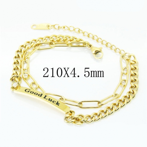 BC Wholesale Jewelry Stainless Steel 316L Bracelets NO.#BC80B0278MLQ