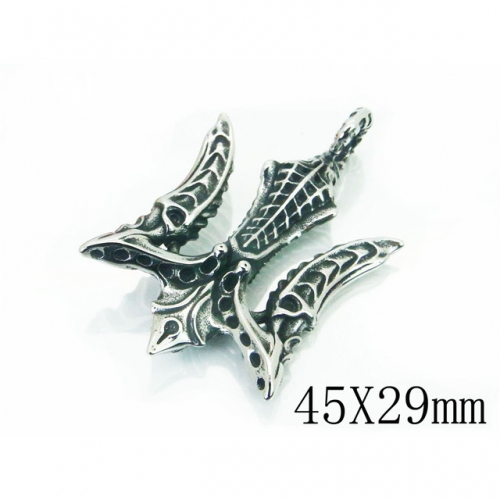 BC Wholesale Stainless Steel 316L Jewelry Pendant NO.#BC22P0814HHR