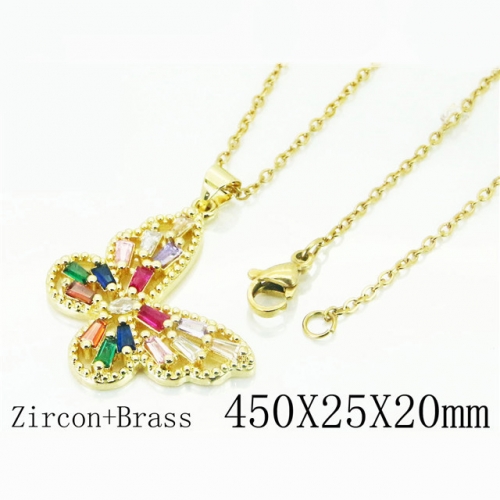 BC Wholesale Jewelry Stainless Steel 316L Popular Necklace NO.#BC35N0577H3