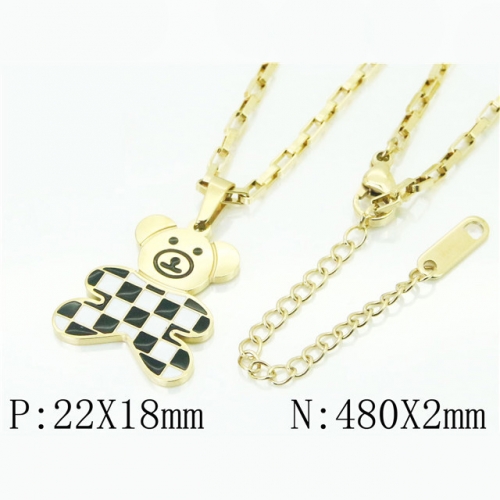 BC Wholesale Jewelry Stainless Steel 316L Popular Necklace NO.#BC47N0124HWW