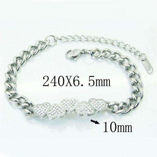 BC Wholesale Jewelry Stainless Steel 316L Bracelets NO.#BC19B0701HHW