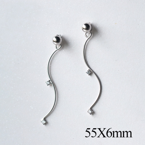 BC Jewelry Wholesale 925 Silver Jewelry Fashion Earrings NO.#925J5E4801