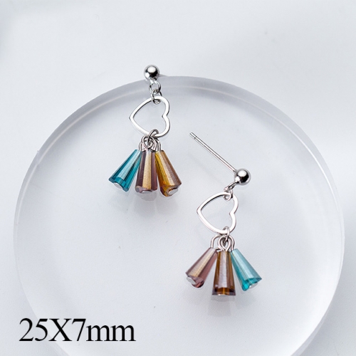 BC Jewelry Wholesale 925 Silver Jewelry Fashion Earrings NO.#925J5E7315