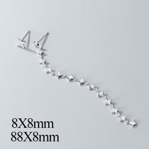 BC Jewelry Wholesale 925 Silver Jewelry Fashion Earrings NO.#925J5E6378