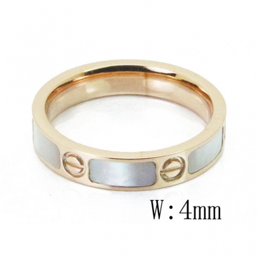 Wholesale Stainless Steel 316L Rings With Shell or Pearl NO.#SJ60R0069HIF