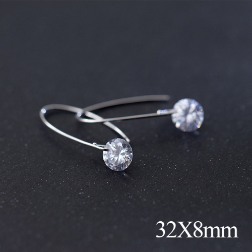 BC Jewelry Wholesale 925 Silver Jewelry Fashion Earrings NO.#925J5E6645