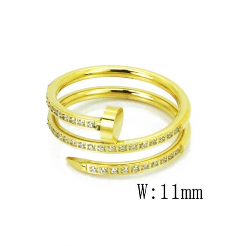 Wholesale Stainless Steel 316L Hollow Rings NO.#BC14R0639HLC